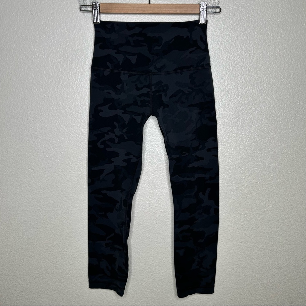 Lululemon Align Crop *21" Incognito Camo Multi Grey 4
